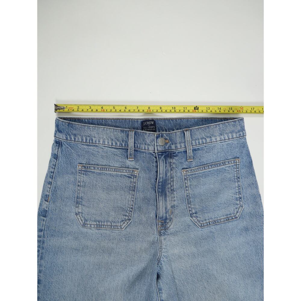 J. Crew Light-Blue High-Rise Wide-Leg Jeans - Picture 12 of 14